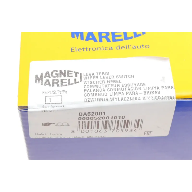 Перемикач підрульовий MAGNETI MARELLI 000052001010 для Renault Master II/Trafic II, Nissan Kubistar (склоочисники/омивач)