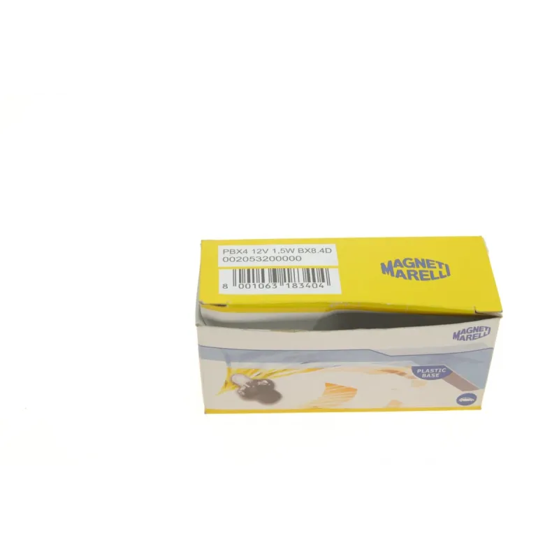 Автолампа щитка приладів MAGNETI MARELLI 002053200000 12V 1.5W BX8.4d бежева