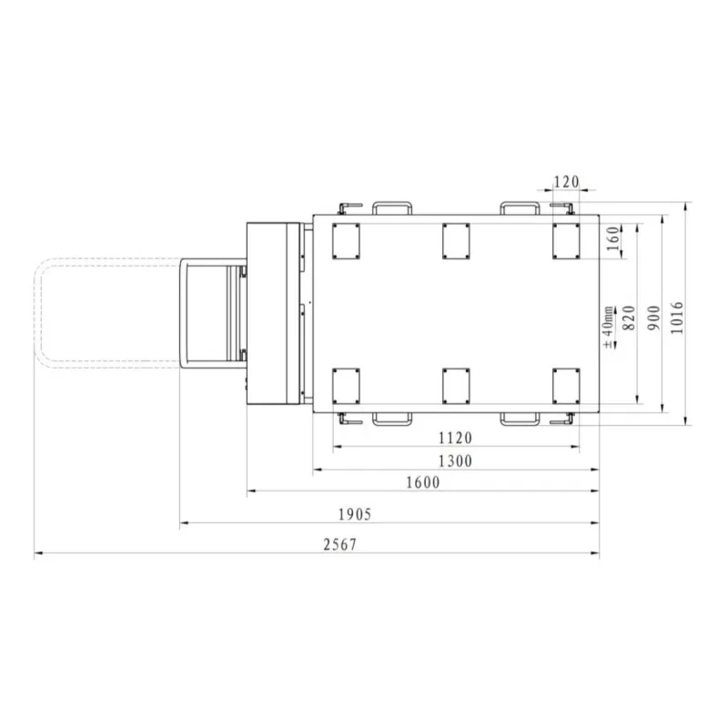 Платформа гідравлічна підйомна MAGNETI MARELLI 007935013845 1000 кг h=450-1800 мм