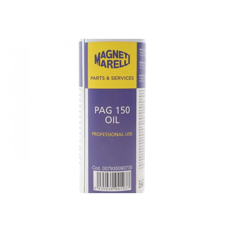 Олива компресорна PAG 150 MAGNETI MARELLI 007935090730 для системи кондиціонування R134a 250 мл