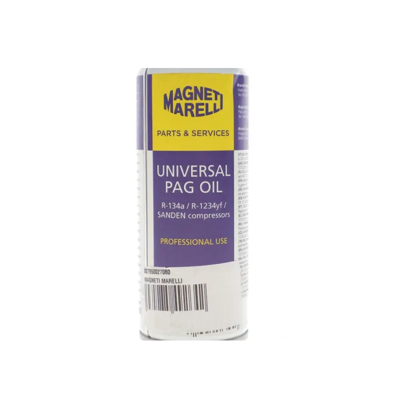 Олива компресорна PAG MAGNETI MARELLI 007950027080 для систем кондиціонування R134a/R1234yf 250 мл