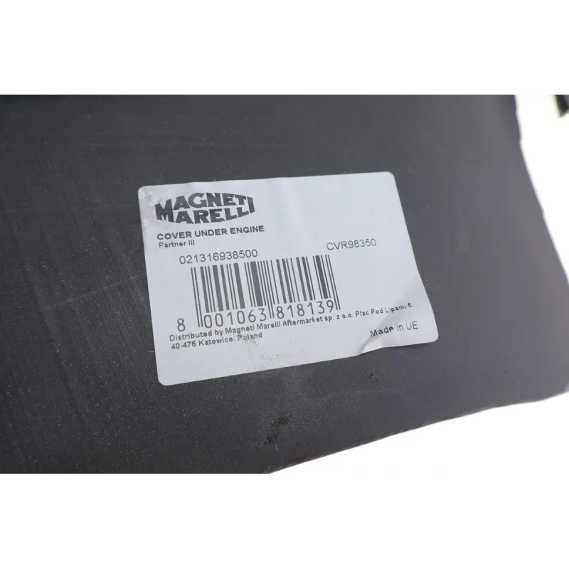 Захист двигуна MAGNETI MARELLI 021316938500 для Peugeot Partner 1.6/1.6 HDi 2008-