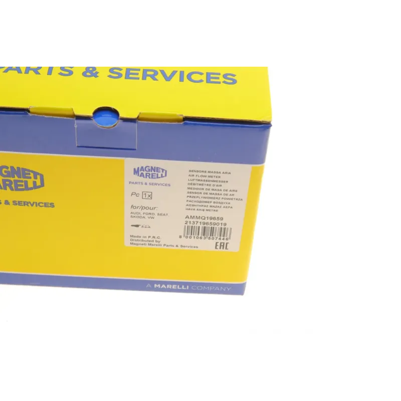 Витратомір повітря MAGNETI MARELLI 213719659019 для Volkswagen T5, Caddy, LT 2.5TDI/2.0TDI/2.8TDI