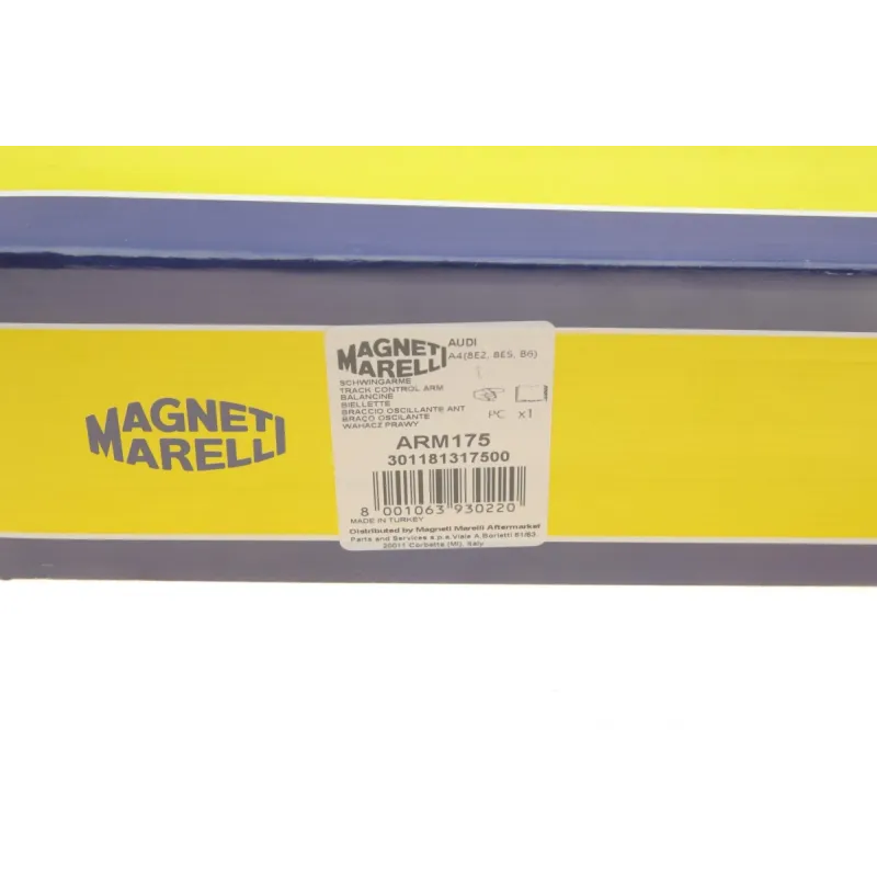 Важіль підвіски передній правий MAGNETI MARELLI 301181317500 для Audi A4 B6, A6 C5, VW Passat B5 1996-2009