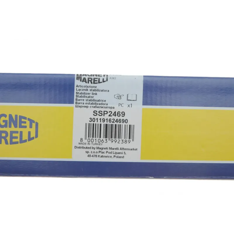 Тяга стабілізатора переднього MAGNETI MARELLI 301191624690 для Nissan Juke, Qashqai J11, Renault Kadjar