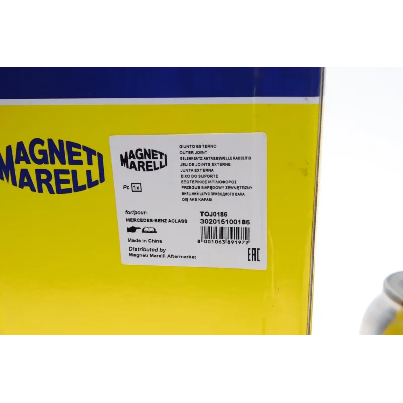 ШРКШ зовнішній MAGNETI MARELLI 302015100186 для Mercedes-Benz A-Class W169 2004-2012 (25/27z)