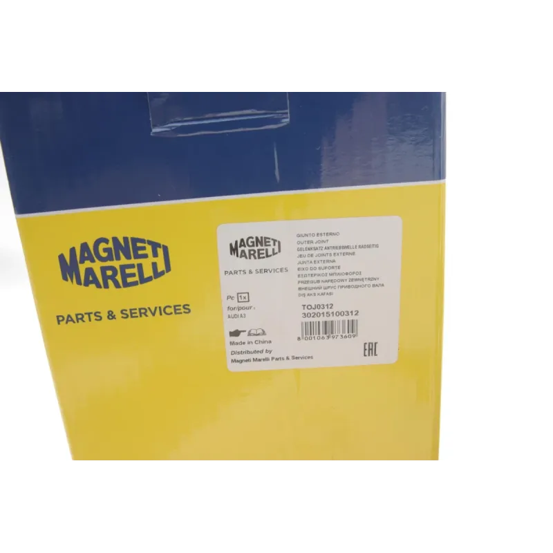 ШРКШ зовнішній MAGNETI MARELLI 302015100312 для VW Caddy III, Passat B6 2.0TDI 2010-, 27/36 зубців