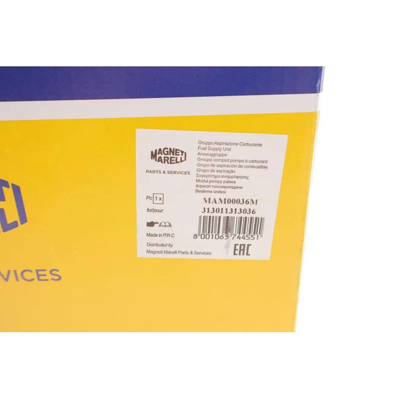 Насос паливний MAGNETI MARELLI 313011313036 для Mercedes-Benz A-Class (W168) 1997-2004