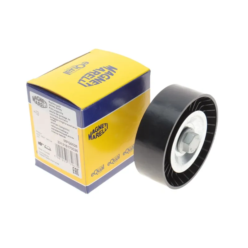 Ролик генератора паразитний MAGNETI MARELLI 331316170026 для Skoda Octavia, VW Golf IV 1996-2010 (76х26 мм)