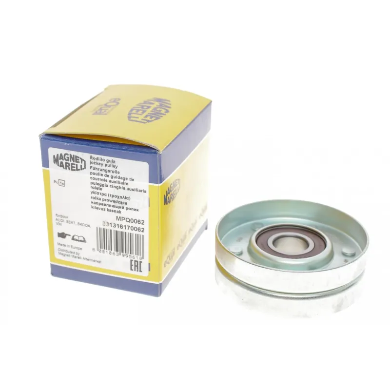 Ролик генератора паразитний MAGNETI MARELLI 331316170062 для Audi A4 B5/B6, A6 C5 2.5 TDI 1997-2005 (76х24.5 мм)