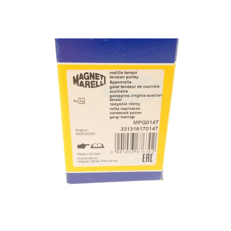Ролик натяжний генератора MAGNETI MARELLI 331316170147 для Mercedes-Benz C-Class W203, E-Class W210, Jeep Grand Cherokee II 70x28 мм
