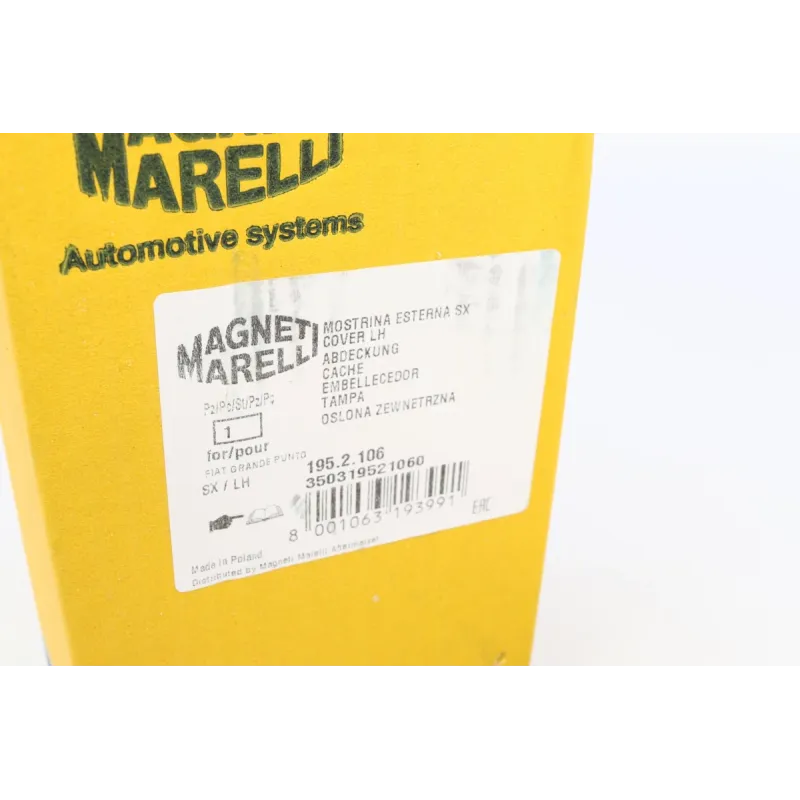 Кришка дзеркала ліва MAGNETI MARELLI 350319521060 для Fiat Punto (199) 2005-