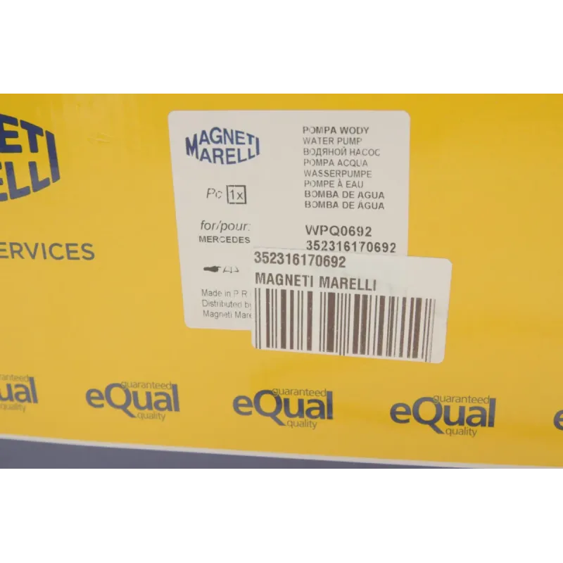 Помпа води MAGNETI MARELLI 352316170692 для Mercedes-Benz Sprinter CDI OM611/612