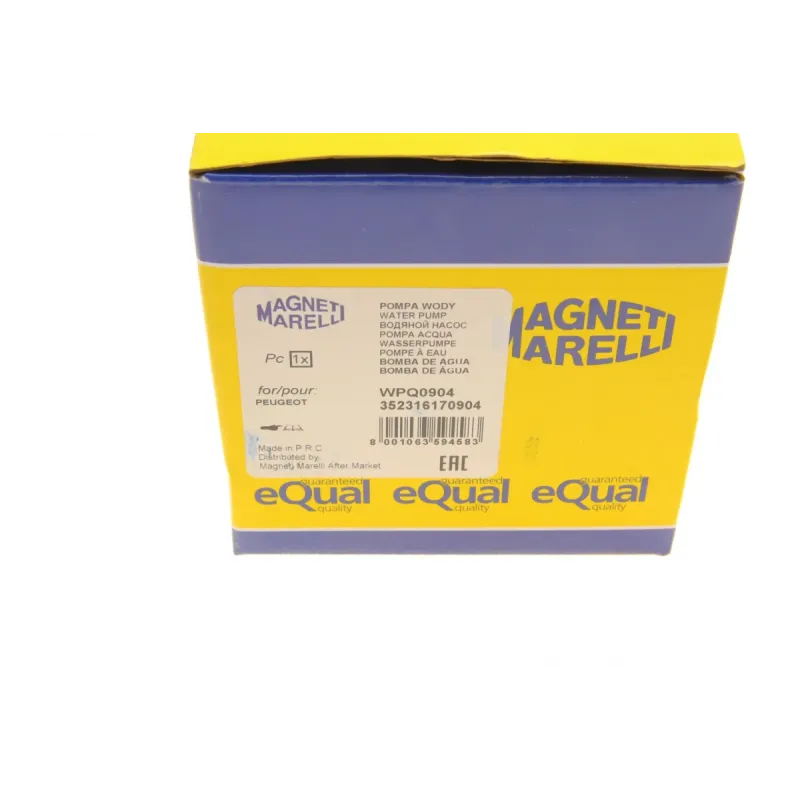 Помпа води MAGNETI MARELLI 352316170904 для Citroen C2/C3, Peugeot 206/207 1.1/1.4i 1996-