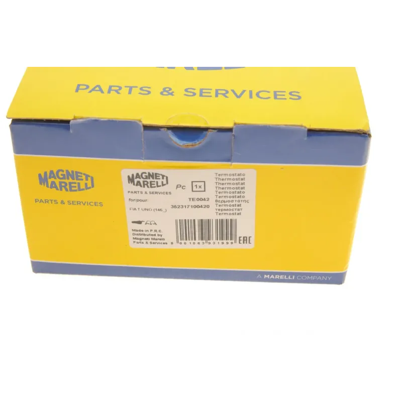 Термостат MAGNETI MARELLI 352317100420 для Fiat Tempra/Uno/Lancia Dedra 1.4i-2.0i (87°C)