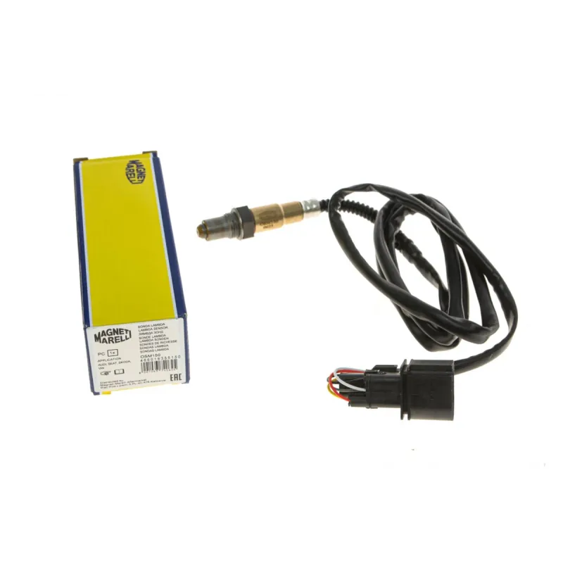 Лямбда-зонд MAGNETI MARELLI 466016355150 для Audi A3, Skoda Octavia, VW Golf 1.6-1.8 1999-2005, кисневий датчик з обігрівом, довжина кабелю 1510 мм