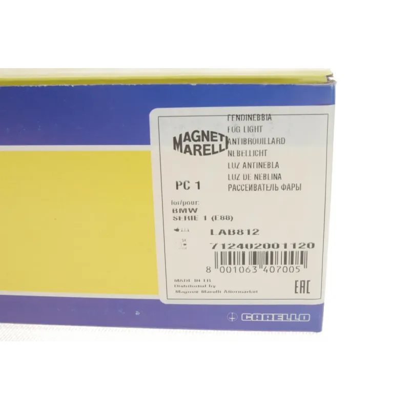 Фара протитуманна ліва MAGNETI MARELLI 712402001120 для BMW 1 (E82/E88) 2007-2013