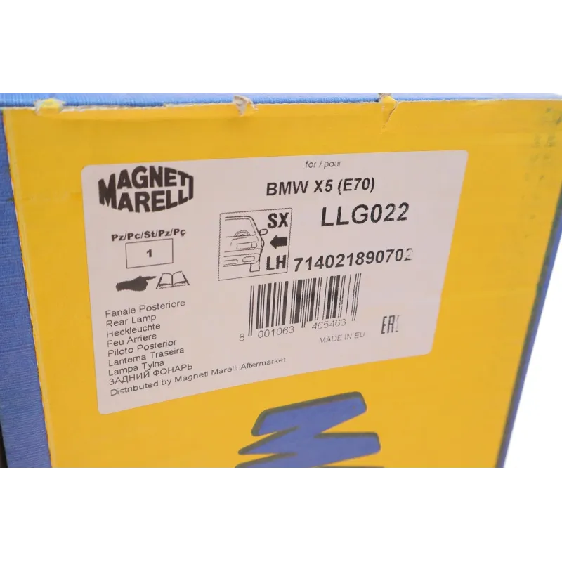Ліхтар задній лівий MAGNETI MARELLI 714021890702 для BMW X5 E70 2007-2009