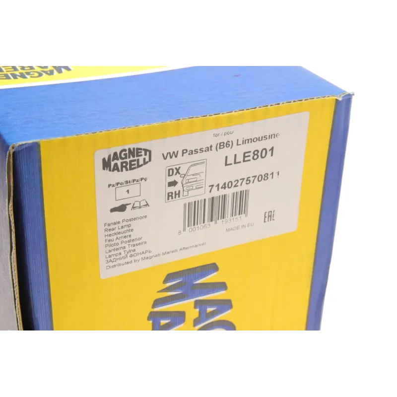 Ліхтар задній правий MAGNETI MARELLI 714027570811 для Volkswagen Passat B6 (3C2) 2005-2010