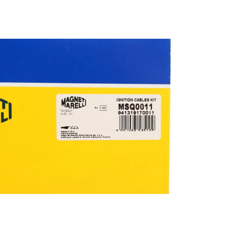 Проводи запалювання MAGNETI MARELLI 941319170011 для Audi 100/80 1.4-2.0 1983-1996 (комплект)
