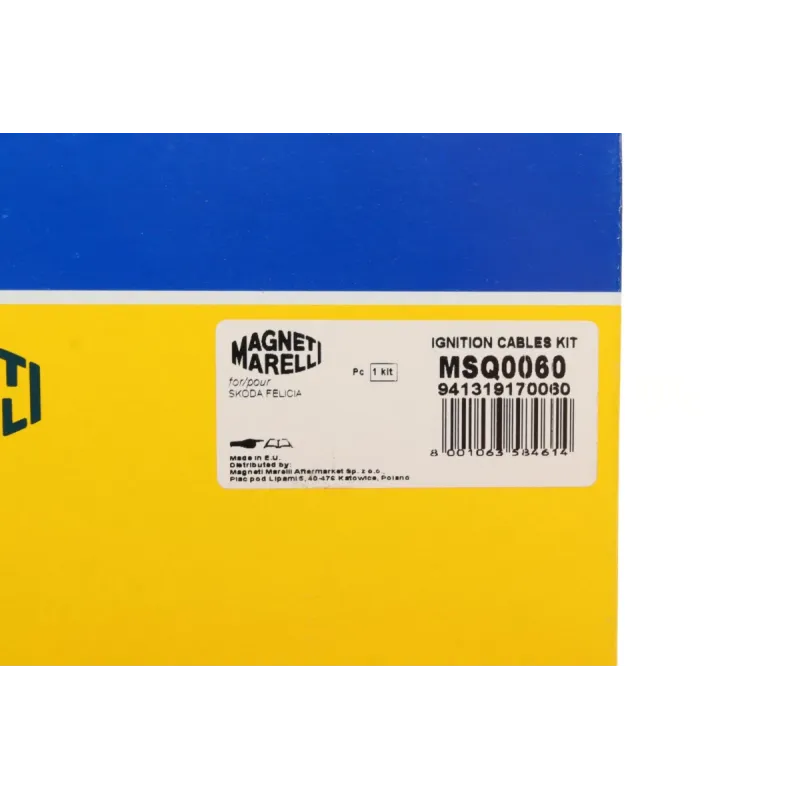 Проводи запалювання MAGNETI MARELLI 941319170060 для Skoda Favorit, Felicia 1.3 (комплект)