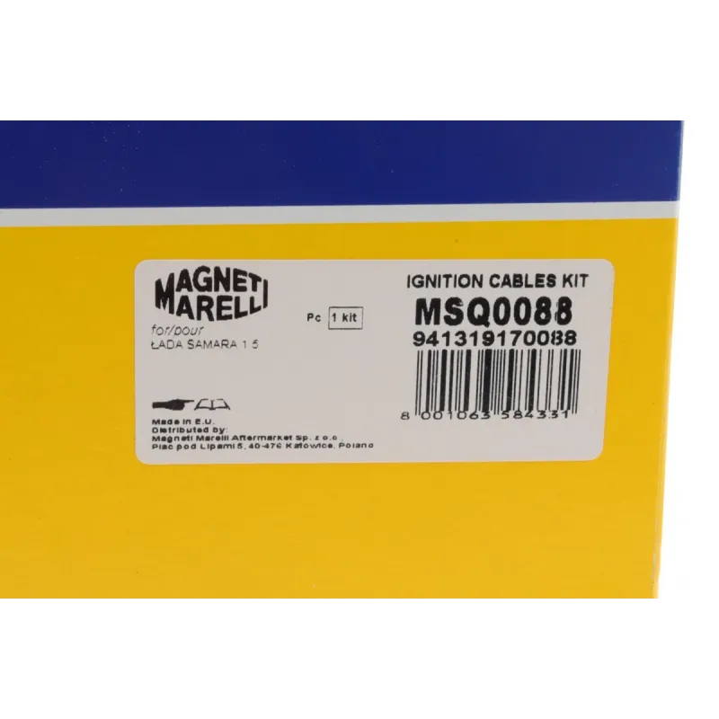 Проводи запалювання MAGNETI MARELLI 941319170088 для Lada Samara 1.5 1987-1996