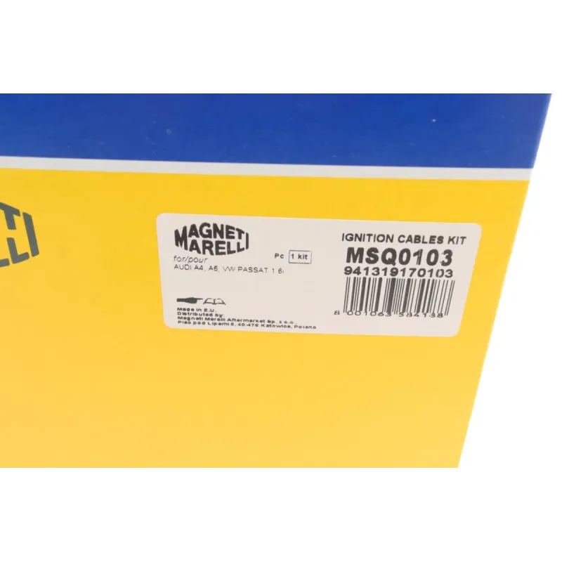 Проводи запалювання MAGNETI MARELLI 941319170103 для Audi A6 C4 1994-1997, VW Passat B5 1996-2000