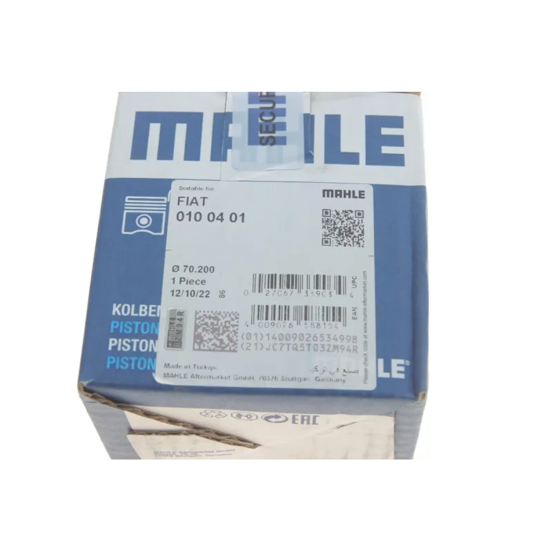Поршень MAHLE 010 04 01 для Opel Combo 1.3CDTI 70.20mm/+0.60
