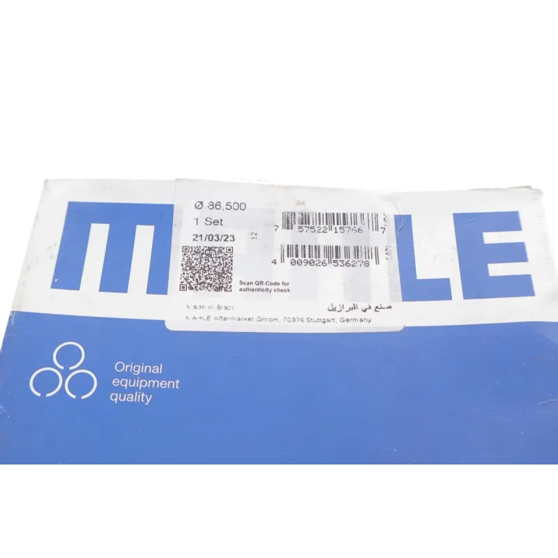 Комплект поршневих кілець MAHLE 011 58 N1 для Opel Astra F/G, Vectra B 1992-2005 (86.50mm/+0,5)