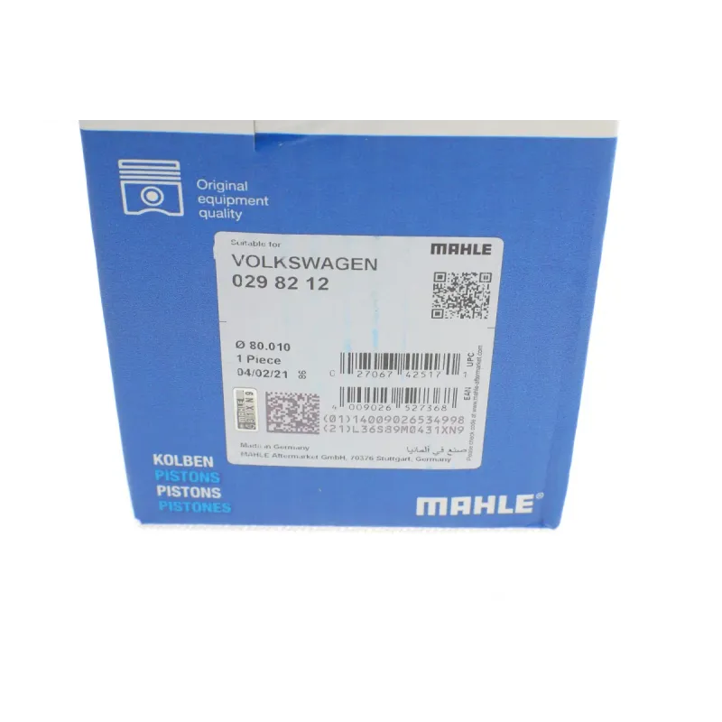 Поршень VW/Audi 1.9D/2.4D (80.01mm/+0.50)