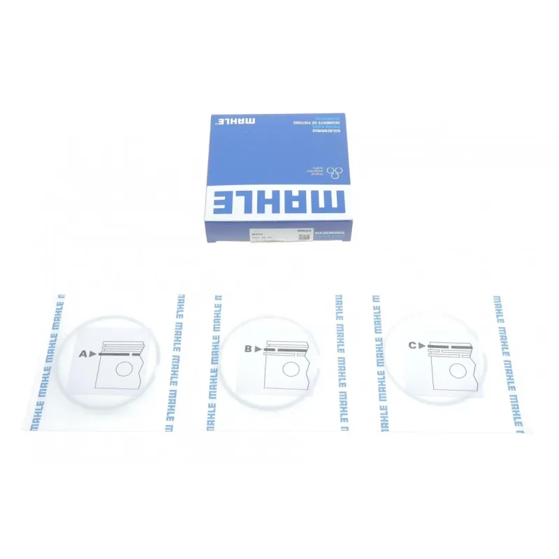 Кільця поршневі BMW 5 (E39/E60) 2.2i (M54) (80.00mm/STD) (1.2-1.5-2)