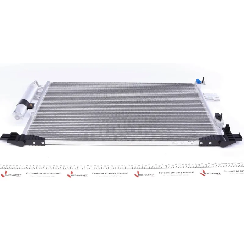 Радіатор кондиціонера MAHLE AC 557 000S для Mitsubishi Lancer VIII, Outlander II, Citroen C-Crosser, 612x410x16 мм