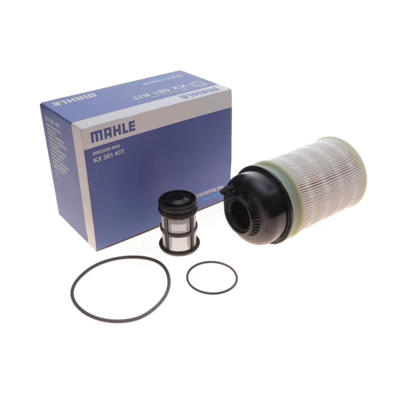 Фільтр паливний MAHLE KX 581KIT для Mercedes-Benz Actros MP4 OM471/OM473 2011-, 237.7x116.6 мм