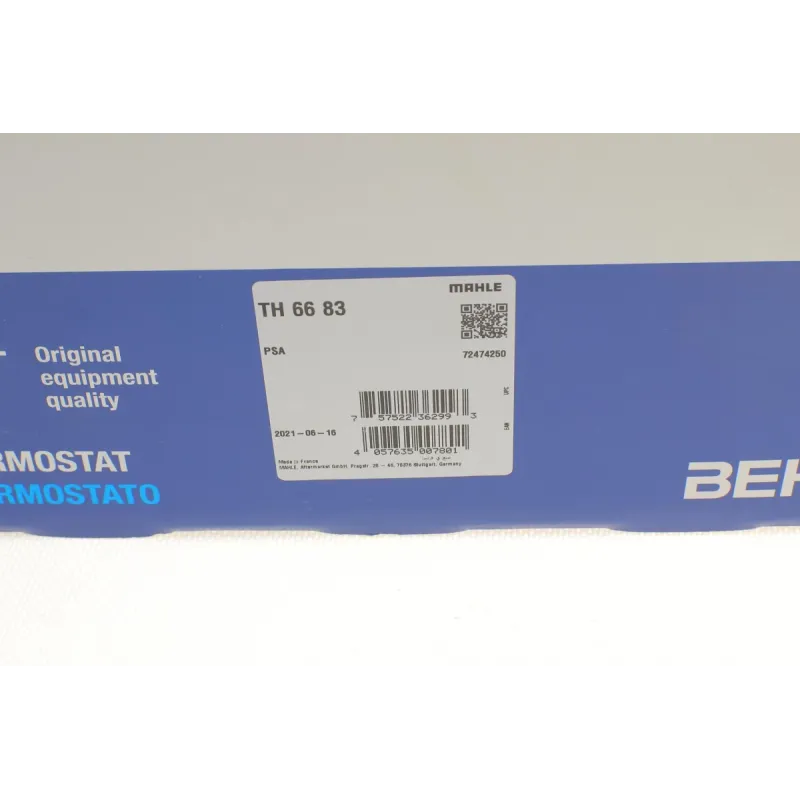 Термостат MAHLE TH 66 83 для Citroen Berlingo/Peugeot Partner 1.6HDi 83°C