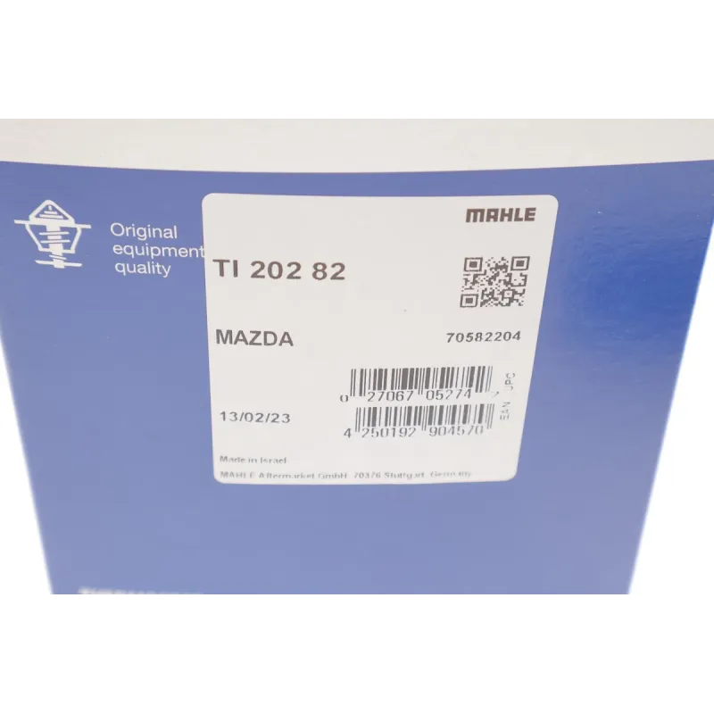 Термостат MAHLE TI 202 82 для Ford Mondeo V 2.0 EcoBoost, Focus III 2.0 ST, Mazda 3/5 82°C