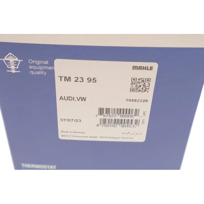 Термостат MAHLE TM 23 95 для Audi Q7 (4L) 2006-2010, A6 (C6) 2006-2011, A8 (4E) 2006-2010, 95°C