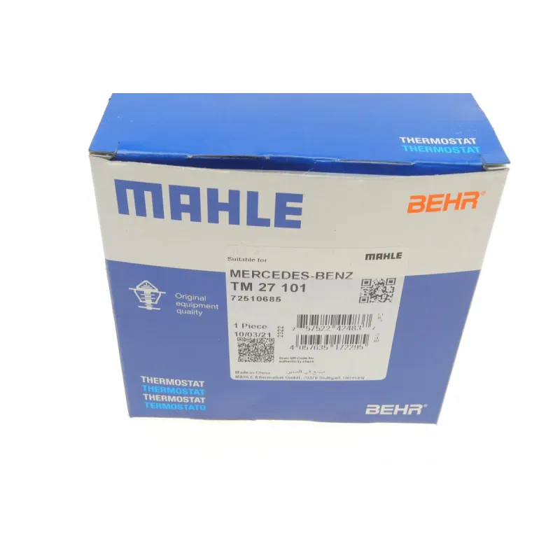 Термостат MAHLE TM 27 101 для BMW X5 (E53/E70/F15/F85) X6 (E71/E72) 101°C