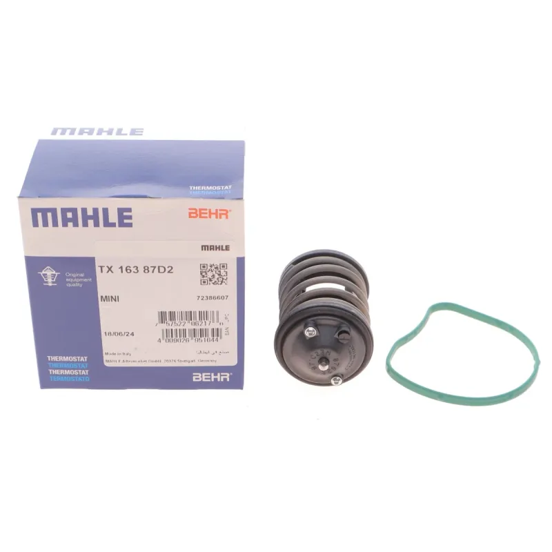 Термостат MAHLE TX 163 87D2 для BMW 1 (F20) 118d, 3 (E91) 320d, 5 (F10) 518d, MINI R56 Cooper D 87°C