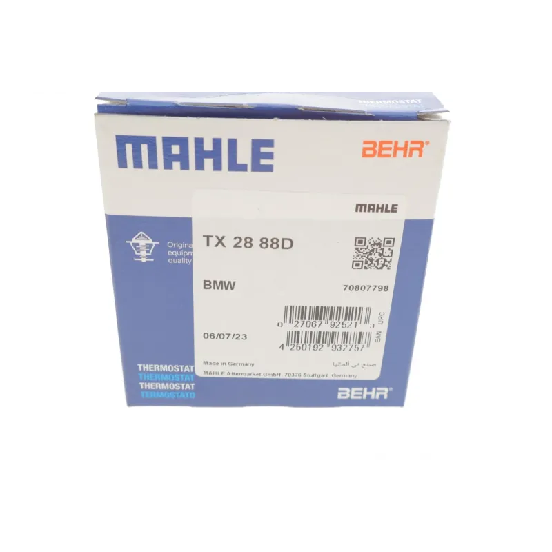 Термостат MAHLE TX 28 88D для BMW 3 (E30/E36), 5 (E34) 1.6-2.8 88°C