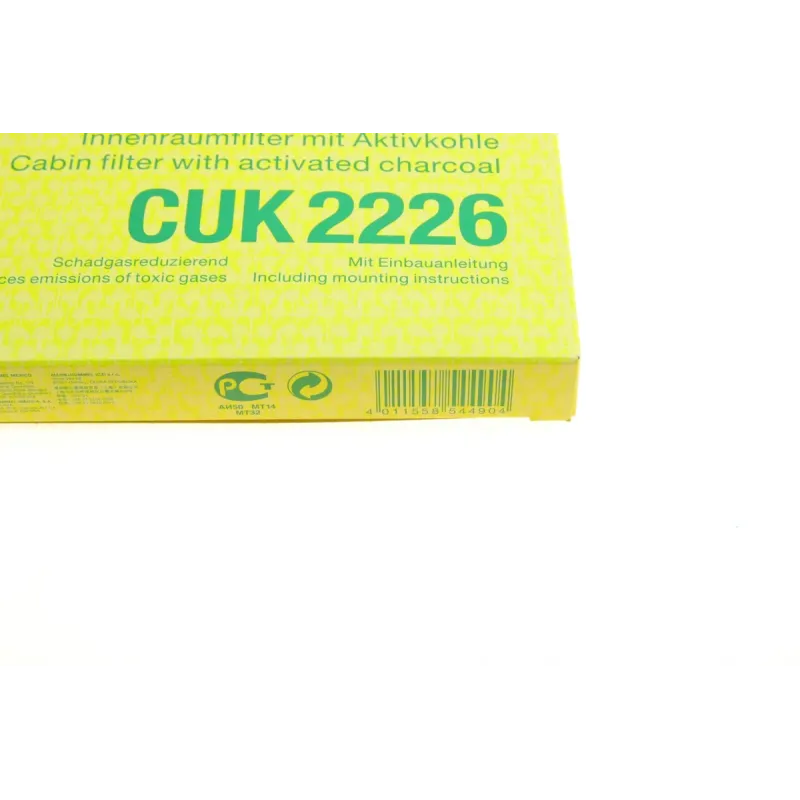 Фільтр салону вугільний MANN-FILTER CUK 2226 для Toyota Camry, Lexus RX, Great Wall Hover M4