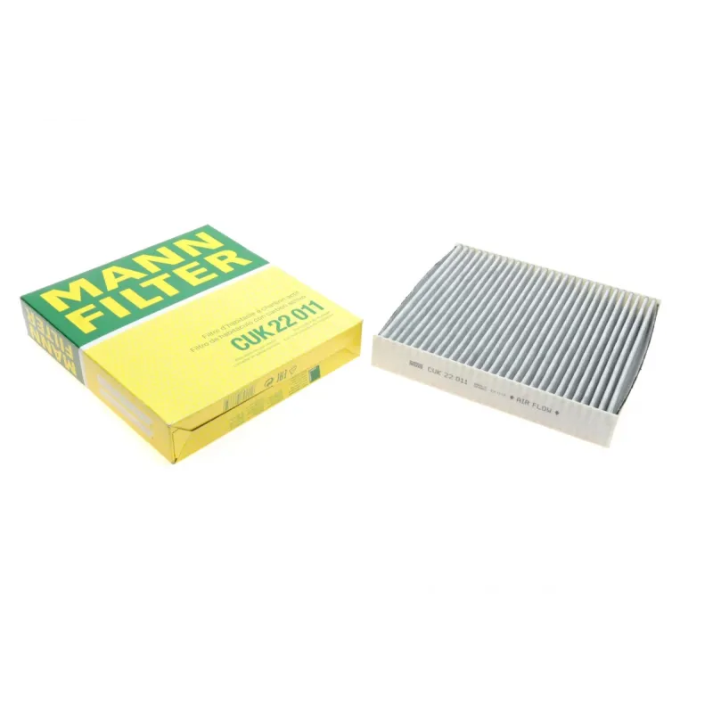Фільтр салону вугільний MANN-FILTER CUK 22 011 для Renault Captur, Clio, Logan, Duster, Arkana, Jogger, Nissan Juke, Lada Vesta, Xray, Nissan Ariya