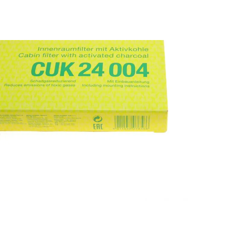 Фільтр салону вугільний MANN-FILTER CUK 24 004 для Hyundai Tucson JM, ix35 LM, Kia Sportage JE/KM