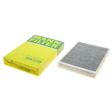 Фільтр салону вугільний MANN-FILTER CUK 2733 для Land Rover Discovery Sport, Evoque, Freelander 2, Volvo S60 II, 280x195x33 мм