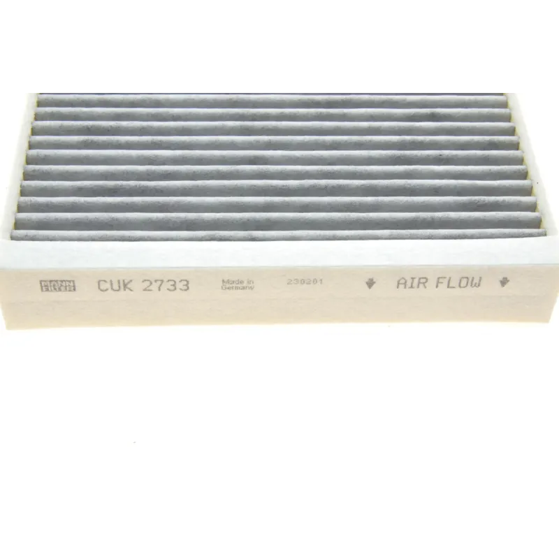 Фільтр салону вугільний MANN-FILTER CUK 2733 для Land Rover Discovery Sport, Evoque, Freelander 2, Volvo S60 II, 280x195x33 мм