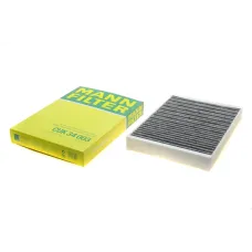 Фільтр салону вугільний MANN-FILTER CUK 34 003 для Volvo S90 II/V60 II/XC60 II, 337x238x41 мм
