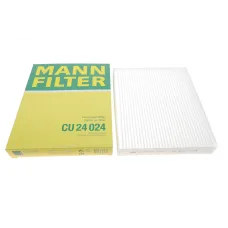 Фільтр салону MANN-FILTER CU 24 024 для Hyundai Tucson, Kia Sportage IV, 195x240x29 мм