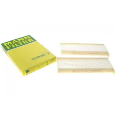 Фільтр салону MANN-FILTER CU 29 003-2 для Peugeot Partner, Citroen Berlingo, C4, Jumpy, C5, Fiat Doblo, Scudo (комплект 2 шт.) 293x96x32 мм