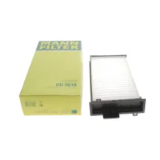 Фільтр салону MANN-FILTER CU 3518 для Citroen C5 2001-2004, 343x157x54 мм