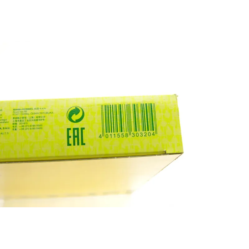 Фільтр салону MANN-FILTER CU 3567 для Ford Focus 1998-2004, Transit Connect 2002-2013, 350x162x30 мм