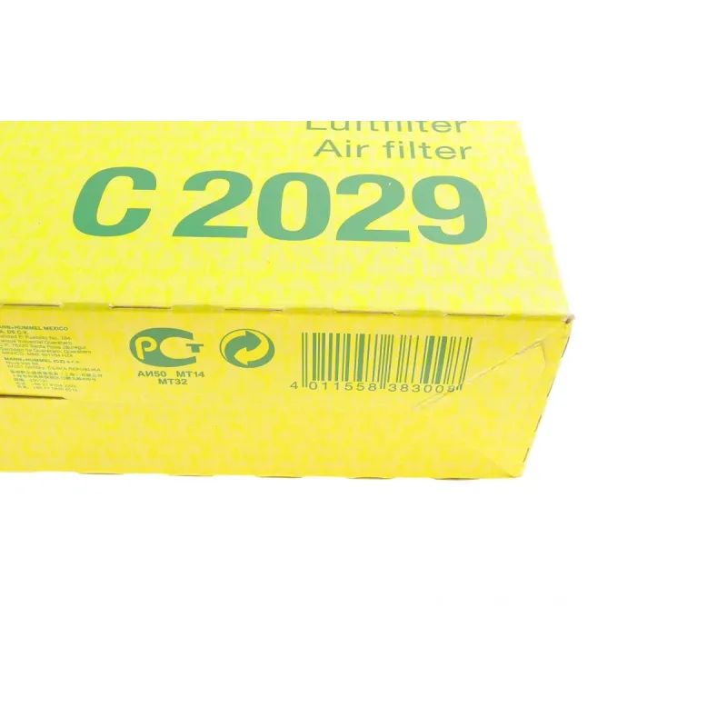 Фільтр повітряний MANN-FILTER C 2029 для Hyundai Elantra/i30, Kia Cee'd/Cerato 1.4-2.0 2006-2012
